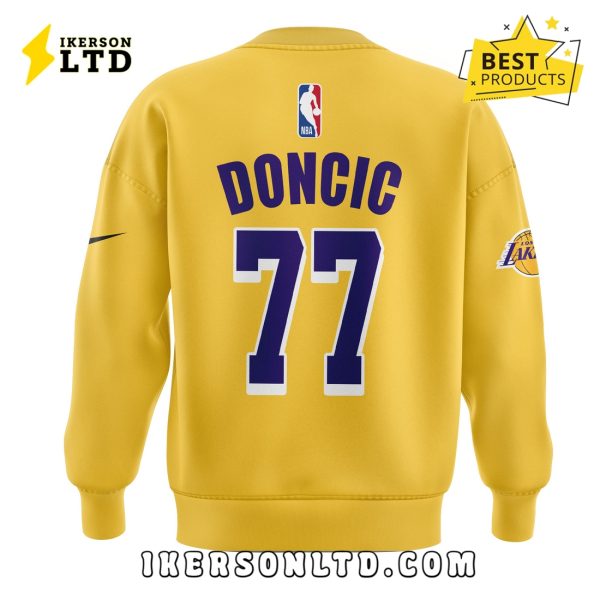 Luka Doncic 77 Los Angeles Lakers History Hoodie