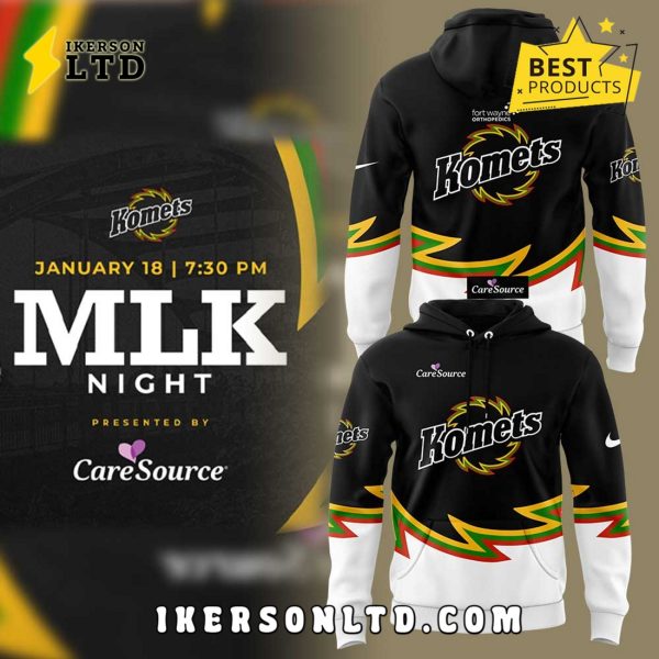 MLK Night Fort Wayne Komets New Hoodie