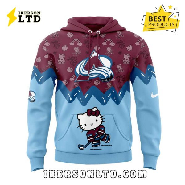 New Colorado Avalanche Hello Kitty Hoodie