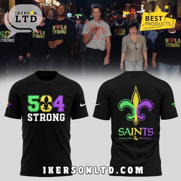 New Orleans Saints 504 Strong 2025 Hoodie