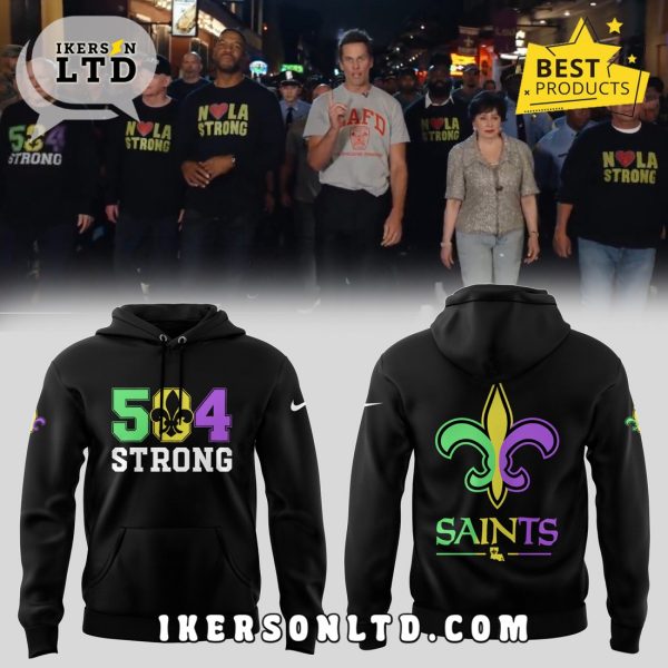 New Orleans Saints 504 Strong 2025 Hoodie