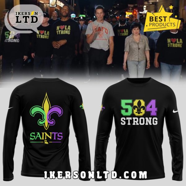 New Orleans Saints 504 Strong 2025 Hoodie