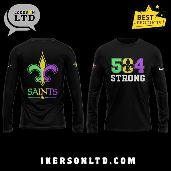 New Orleans Saints 504 Strong 2025 Hoodie