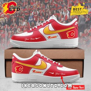 NHL Calgary Flames Edition Limited Nike Air Force 1