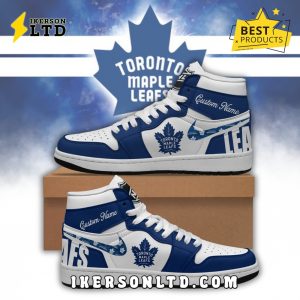 NHL Toronto Maple Leafs Nike Air Jordan 1 Hightop