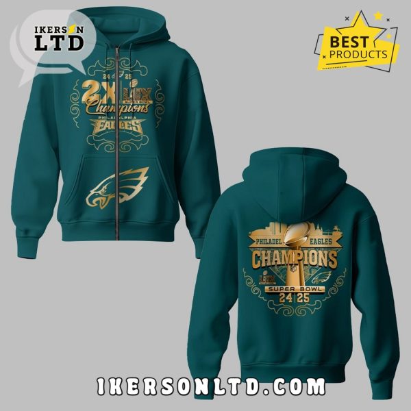 Philadelphia Eagles 2X LIX Super Bowl Champions Shirt