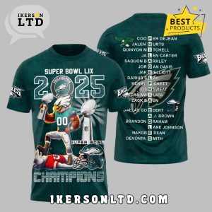 Philadelphia Eagles New Super Bowl LIX 2025 Shirt