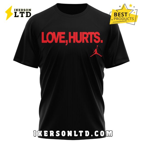 Philadelphia Eagles NFL x Love Hurts 2025 Black Hoodie