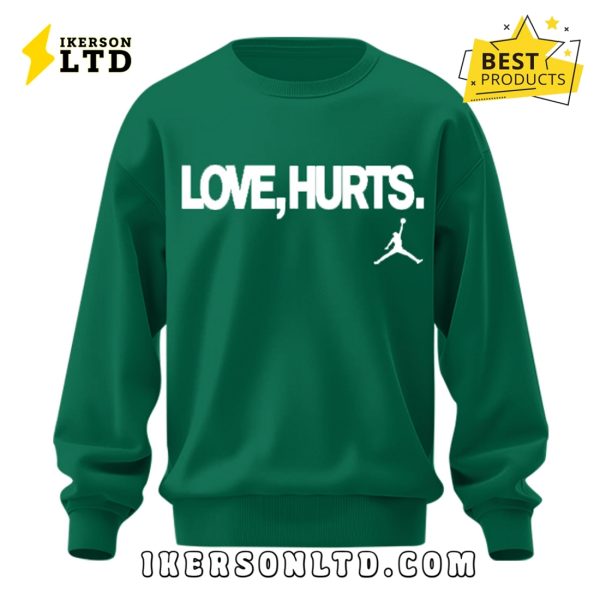 Philadelphia Eagles NFL x Love Hurts 2025 Green Hoodie