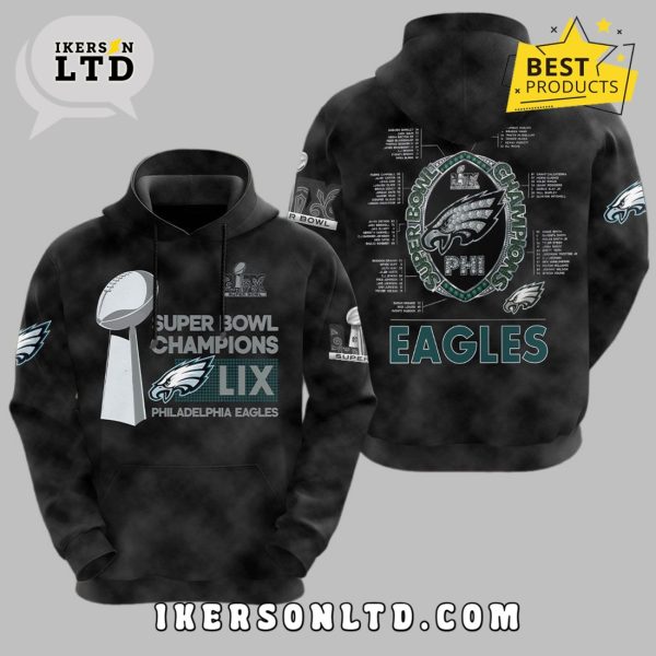 Philadelphia Eagles Super Bowl Champions LIX Hoodie