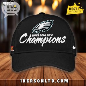 Philadelphia Eagles Super Bowl LIX Champions Cap