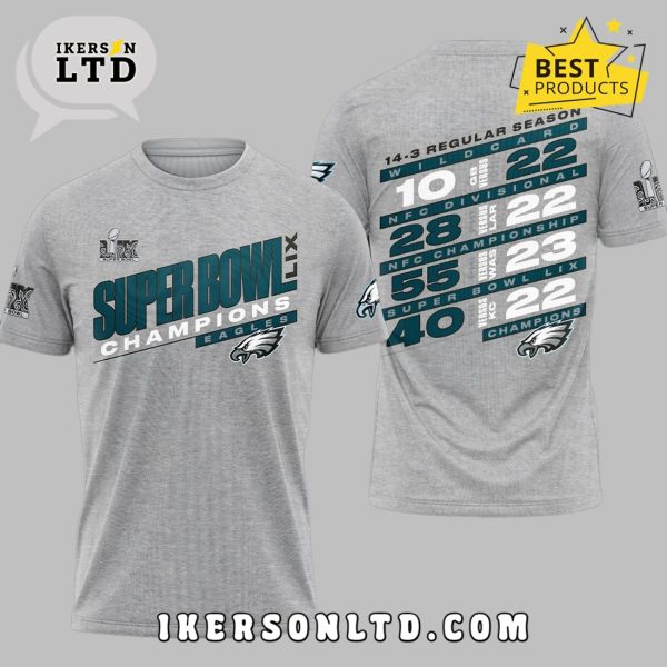 Philadelphia Eagles Super Bowl LIX Champions Season Shirt