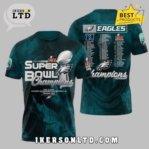 Philadelphia Super Bowl LIX Champions 2025 Shirt