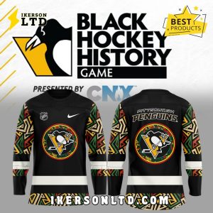 Pittsburgh Penguins 2025 Black Hockey History Night Jersey