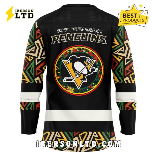 Pittsburgh Penguins 2025 Black Hockey History Night Jersey