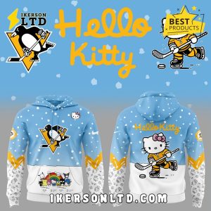 Pittsburgh Penguins x Hello Kitty Blue Hoodie