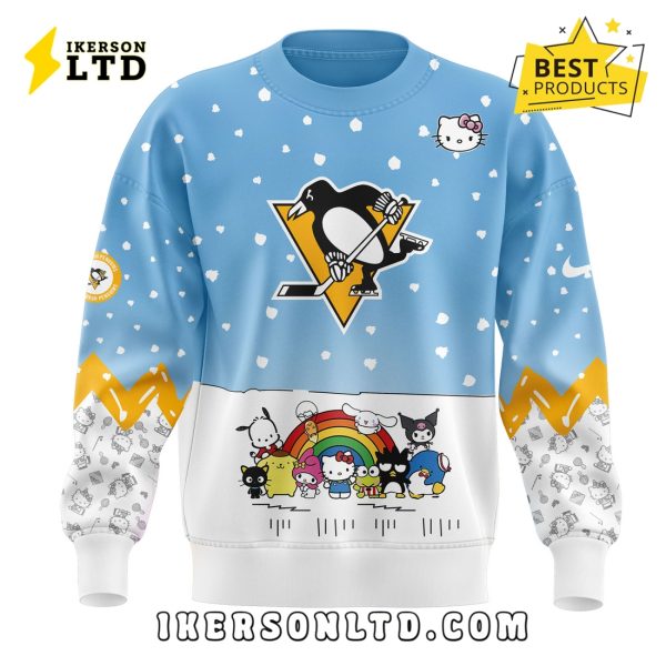 Pittsburgh Penguins x Hello Kitty Blue Hoodie