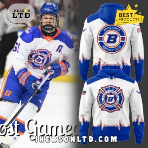 Salute to First Responders Boise State Hockey Hoodie