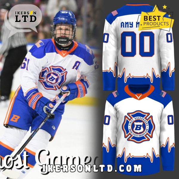 Salute to First Responders Boise State Hockey Jersey