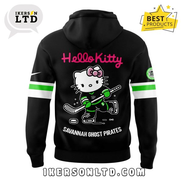 Savannah Ghost Pirates x Hello Kitty Black Hoodie