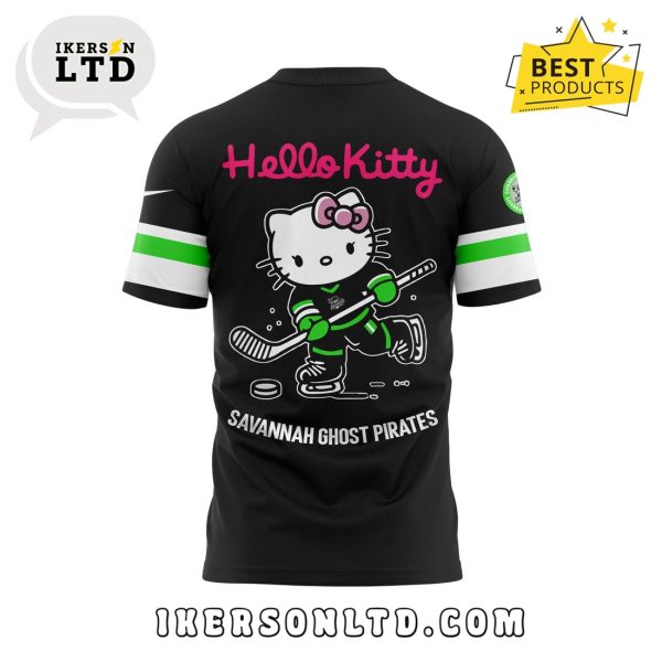 Savannah Ghost Pirates x Hello Kitty Black Hoodie