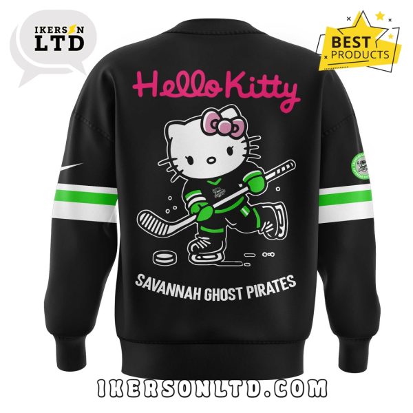 Savannah Ghost Pirates x Hello Kitty Black Hoodie