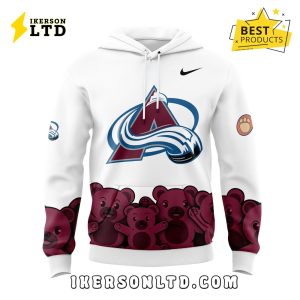 Teddy Bear Toss 2025 Colorado Avalanche Hoodie