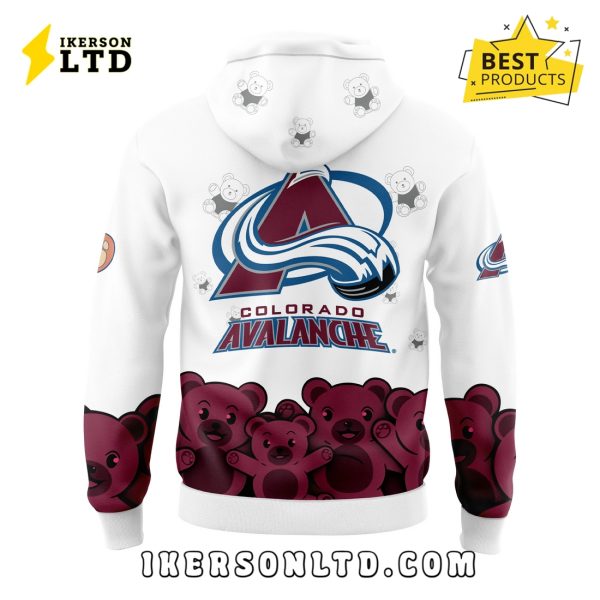 Teddy Bear Toss 2025 Colorado Avalanche Hoodie