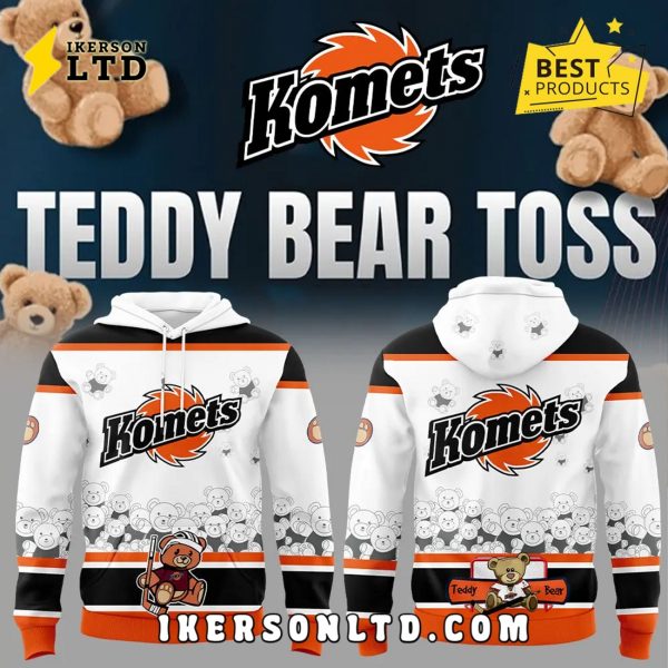 Teddy Bear Toss 2025 Fort Wayne Komets Hoodie