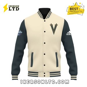 Vegas Golden Knight Winter Grey Baseball Jacket