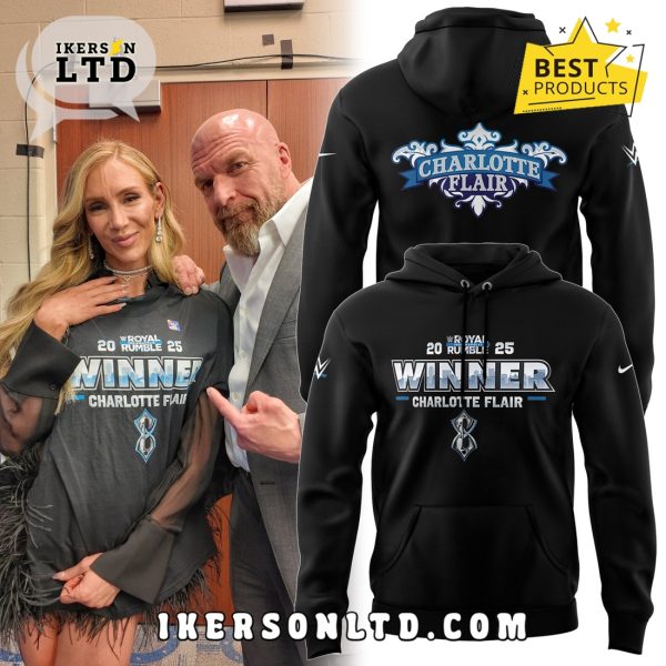 WWE Charlotte Flair Black Hoodie