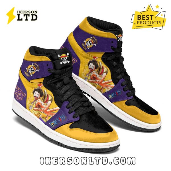 2025 Los Angeles Lakers x One Piece Air Jordan 1