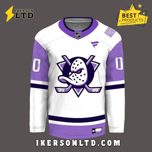 Anaheim Ducks Fire & Rescue Night Custom Hockey Jersey