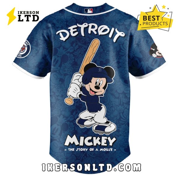 Detroit Tigers x Mickey Night Game Baseball Jersey