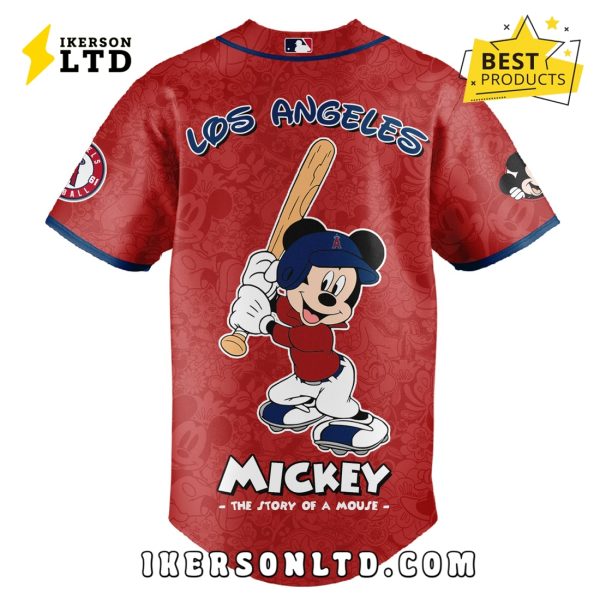 Los Angeles Angels x Mickey Night Game Baseball Jersey