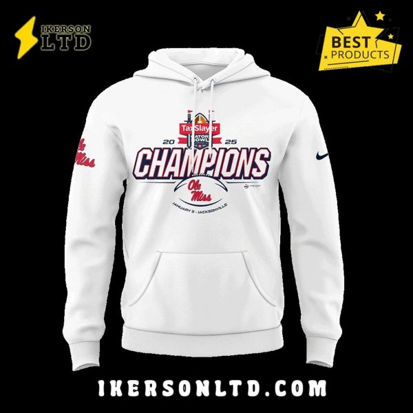 Ole Miss Football x Gator Bowl Champions Hoodie