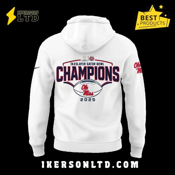 Ole Miss Football x Gator Bowl Champions Hoodie