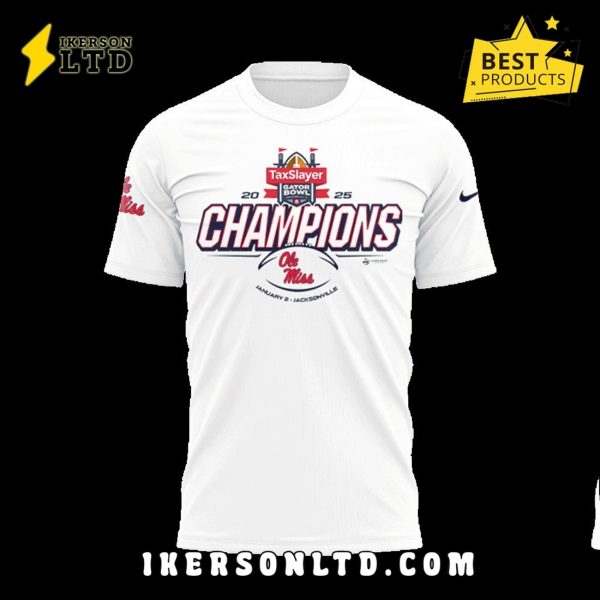 Ole Miss Football x Gator Bowl Champions Hoodie