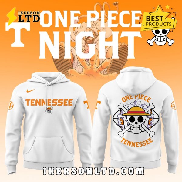One Piece x Tennessee Amine White Hoodie