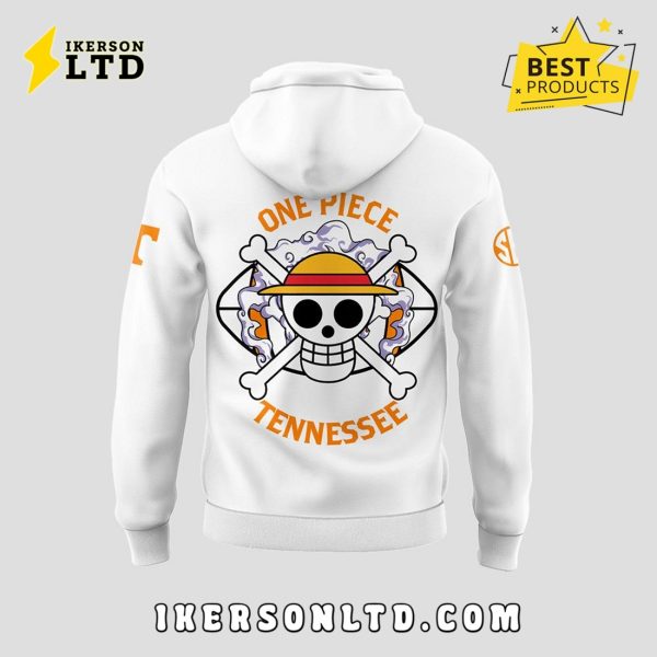 One Piece x Tennessee Amine White Hoodie