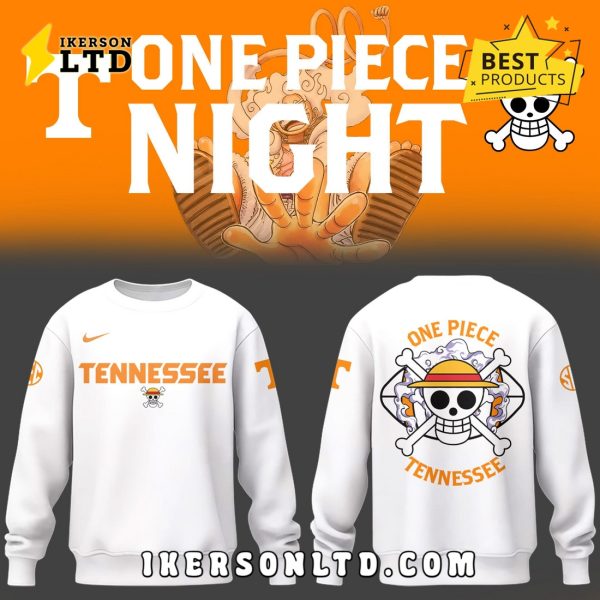One Piece x Tennessee Amine White Hoodie