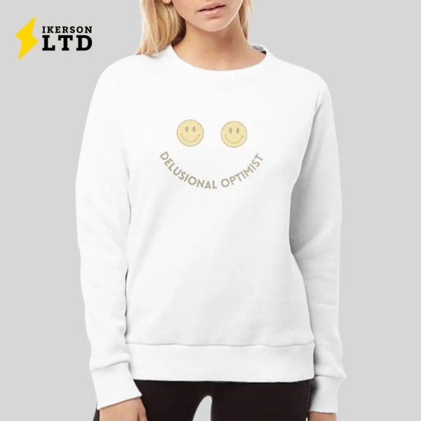 Simley Emoji Delusional Optimist Shirt