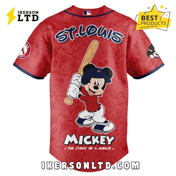 St.Louis Cardinals x Mickey Night Game Baseball Jersey