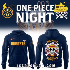 2025 OnePiece Luffy x Denver Nuggets Navy Hoodie