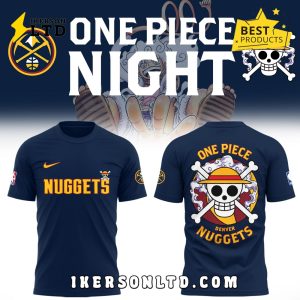 2025 OnePiece Luffy x Denver Nuggets Navy Hoodie