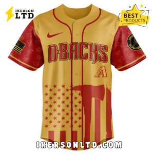 Arizona Diamondbacks MLB Firefighter Appreciation Baseball Jersey