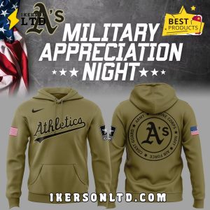 Athletics x Military Appreciation Night 2025 Hoodie