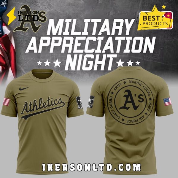 Athletics x Military Appreciation Night 2025 Hoodie