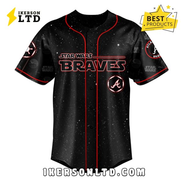 Atlanta Braves MLB x Star Wars Night Baseball Jersey
