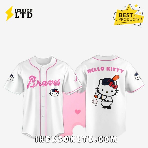 Atlanta Braves x Hello Kitty Game Night Baseball Jersey